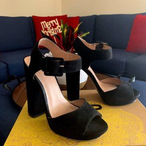 Mix No. 6 Black High Heel Sandal